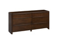 Catalina Six Drawer Dresser in Black Walnut by Greenington