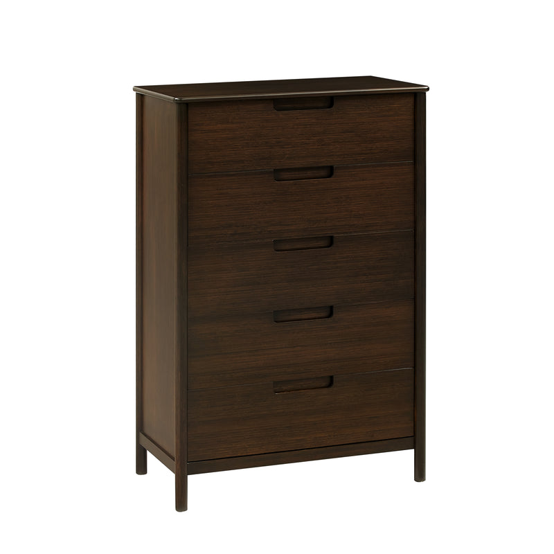 Weston 5 Drawer Chest in Black Walnut by Greenington