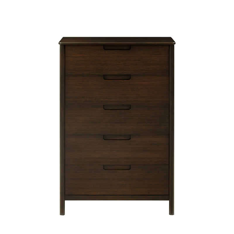 Weston 5 Drawer Chest in Black Walnut by Greenington