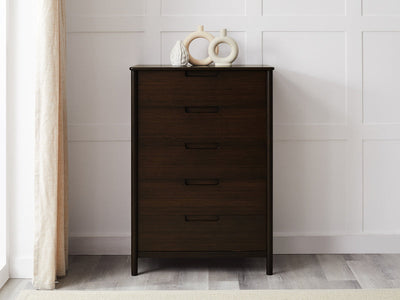 Weston 5 Drawer Chest in Black Walnut by Greenington