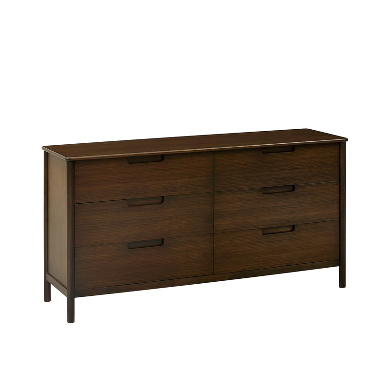 Weston Six Drawer Dresser in Black Walnut by Greenington