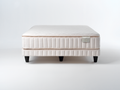 White mattress on a white background
