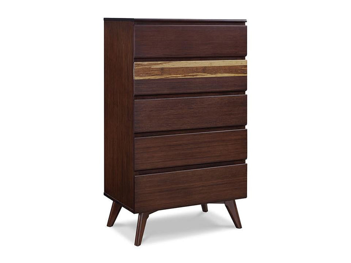 Greenington AZARA Bamboo Six Drawer Dresser - Sable with Exotic Tiger Greenington AZARA Bamboo Six Drawer Dresser - Sable with Exotic Tiger