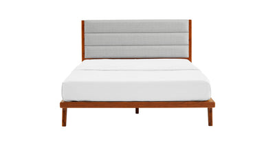 Mercury Upholstered Bed in Amber by Greenington